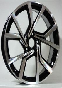 SLK Slk 1690 6.5x16 inç 5x112 et45 57.1 Black Machined Volkswagen Çelik Jant