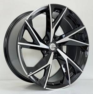 EXP HA0003 9X20İNÇ  5X112 ET32 66.45 BLACK MACHINED XL ÇELİK JANT