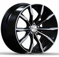 Megatork TORK 4408 6x14inç 4x100 et35 73.1  Black Machined Çelik Jant