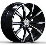 Megatork TORK 4408 6.5x15inç 4x100 et35 73.1  Black Machined Çelik Jant