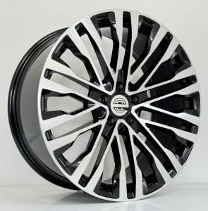 EXP HBC0012 9X20İNÇ  5X112 ET34 66.6 BLACK MACHINED XL ÇELİK JANT