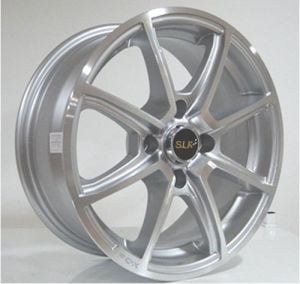 Slk SLK 1045 6.5x15inç 4x108 Silver Machined Çelik Jant
