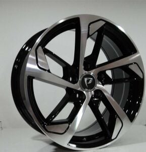 BK-5366 8x18inç 5x112 ET40 66.45 Black Machıned REPLİKA Çel