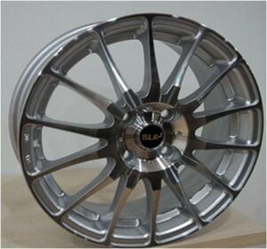 Slk SLK 1223 6x14inç 4x100 Silver Machined Çelik Jant