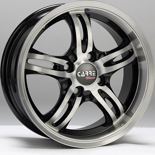 Carre CAR 510 6.5x15inç 4x100 Black Diamond Çelik Jant