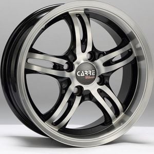 Carre CAR 510 6.5x15inç 4x100 Black Diamond Çelik Jant