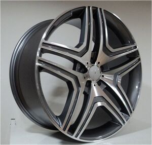 Powcan BK 206 9x20inç 5x112 Gun Machined  Replika Çelik Jant
