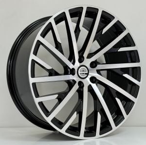 EXP HA0002 9X20İNÇ  5X112 ET30 66.45 BLACK MACHINED XL ÇELİK JANT