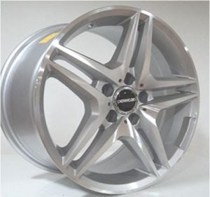 Powcan BK 443 8.5x19inç 5x112 Hyper Silver Mercedes Replika Jant