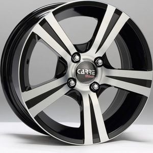 Carre CAR 506 6.5X15inç 5x114.3 Black Diamond Çelik Jant