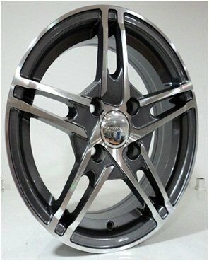 Powcan BK 325 5.5x14inç 4x100 et35 73.1 Gun Machined Çelik Jant