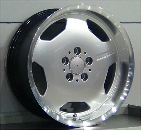 Powcan BK 632 8x16inç 5x112 Hyper Silver  Machined  Replika Çelik Jant