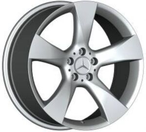 Megatim TIM 458 9.5x19inç 5x112 Hyper Silver   Replika Çelik Jant