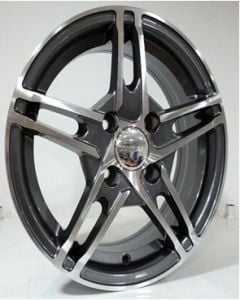 Powcan BK 325 6x15inç 4x100 et35 73.1 Gun Machined Çelik Jant