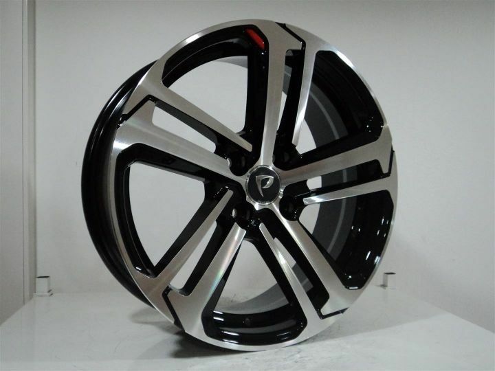 Powcan BK 5447 6.5x17inç 4x108 et20 65.1 BLACK MACHINED Çelik Jant