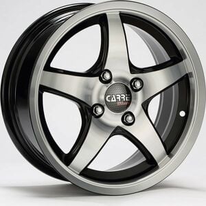 Carre CAR 516 6.5X15inç 5x112 Black Diamond Çelik Jant