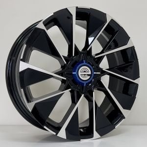 EXP HLN0001 7X17İNÇ  4X100 ET37 60.1 BLACK MACHINED XL ÇELİK JANT