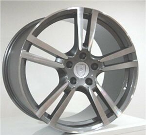 Slk SLK 1286 8.5x19inç 5x130 Gun Machined Replika porsche 911 Çelik Jant TEK JANT SİPARİŞİ