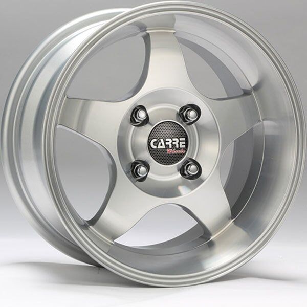 Carre CAR 529 7.5X15inç 5X112 Silver /  Black Diamond Çelik Jant