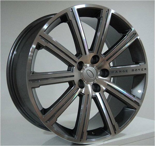 Powcan BK 216 8.5x20inç 5x120 Gun Machined Range Rover Replika Çelik Jant