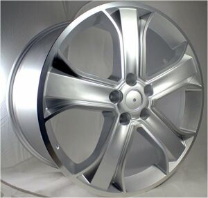 Slk SLK 1227 9.5x20inç 5x120 Silver Machined Porsche Replika Çelik Jant