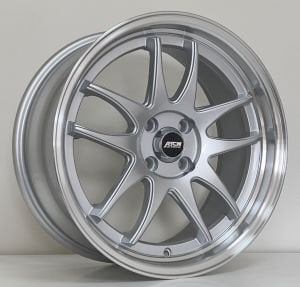 BCH 7899 8X17İNÇ  4X100 ET35 73.1 SILVER+LIP MACHINED ÇELİK JANT