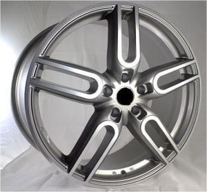 Megatork TORK 7423 8x20inç 5x112 Gun Machıned Volkswagen Replika Çelik Jant