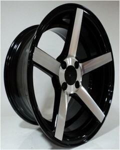 Powcan BK 693 6x14inç 4x100 et30 73.1 Silver Machined Çelik Jant