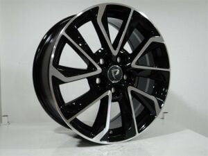 BK 5463 7x17inç 5x114.3 et45 60.1 BLACK Machined Çelik Jant