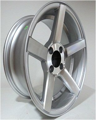 Powcan BK 693 6x14inç 4x108 et30 73.1 Silver Machined Çelik Jant
