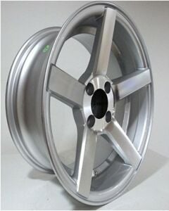Powcan BK 693 6x14inç 4x108 et30 73.1 Silver Machined Çelik Jant