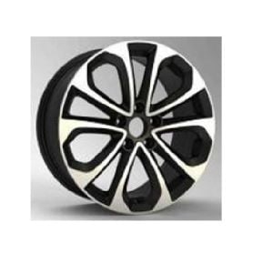 Powcan BK 653 8x18inç 5x114.3 Black Machined Honda Replika Çelik Jant
