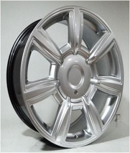 Powcan BK 695 8x18inç 5x112 et40 73.1 Hyper Silver Machined Çelik Jant
