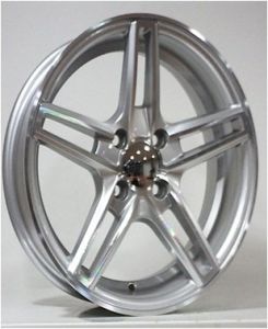 Powcan BK 784 6.5x15inç 4x100 et30 73.1 Silver Machined Çelik Jant