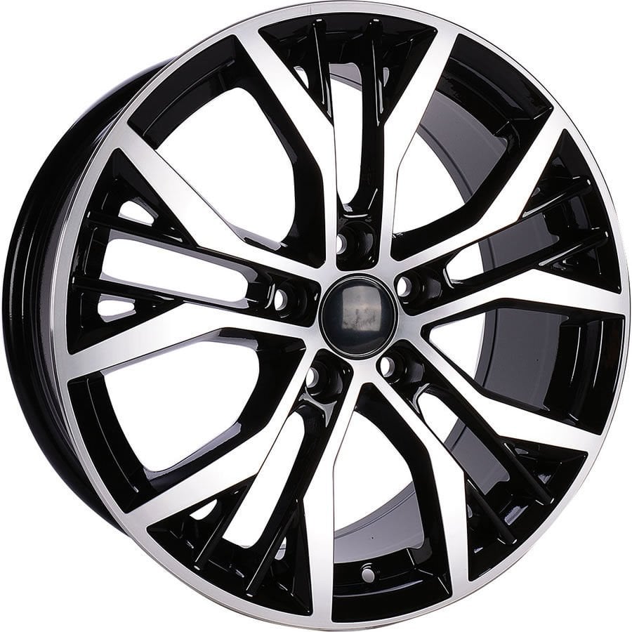 BK 713 7X16 inç 5X112 ET45 57.1 BLACK MACHINED XL