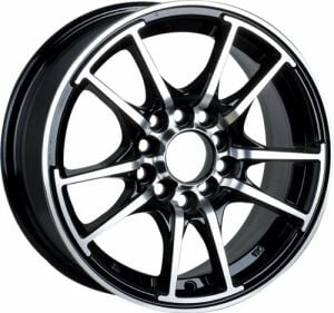Slk SLK 1152 6x14inç 4x100/114 BLACK MACHINED