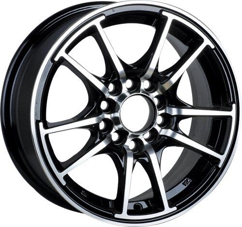 Slk SLK 1152 6x14inç 4x108 BLACK MACHINED PEJO