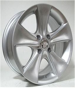 Powcan BK 925 6x14inç 4x114.3 et32 73.1 Silver Machined Çelik Jant