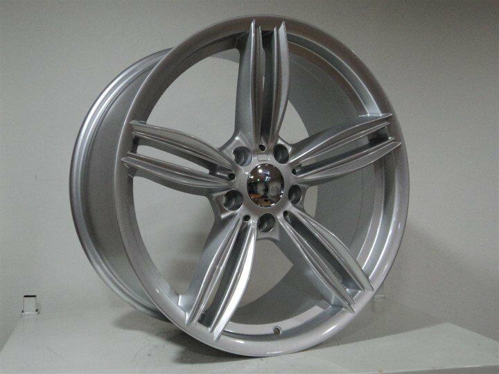 BK 756 9x18inç 5x120 ET37 72.56  Hyper Sılver  Machıned Replika Çelik Jant