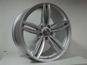 BK 756 9x18inç 5x120 ET37 72.56  Hyper Sılver  Machıned Replika Çelik Jant