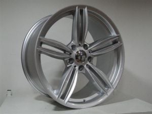 BK 756 8x18inç 5x120 ET37 72.56  Hyper Sılver  Machıned Replika Çelik Jant