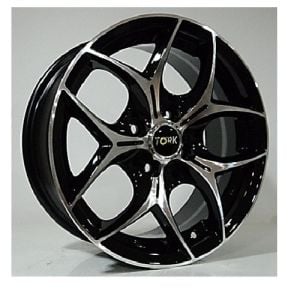 Megatork TORK 3206 6.5x15inç 4x100 Black Machined Çelik Jant