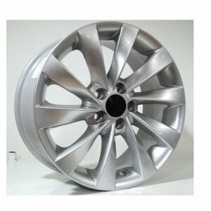 W 018 8X18inç 5X112 Silver Machined Volkswagen Replika Çelik Jant
