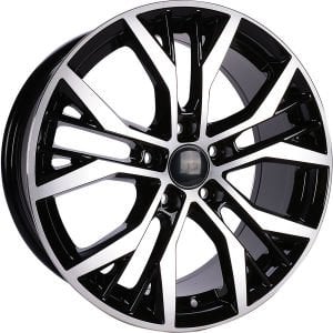 BK 713 7X16 inç 5X100 ET35 57.1 BLACK MACHINED XL