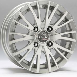 Carre CAR 414 6x14inç 4x100 Black + Silver Diamond Çelik Jant