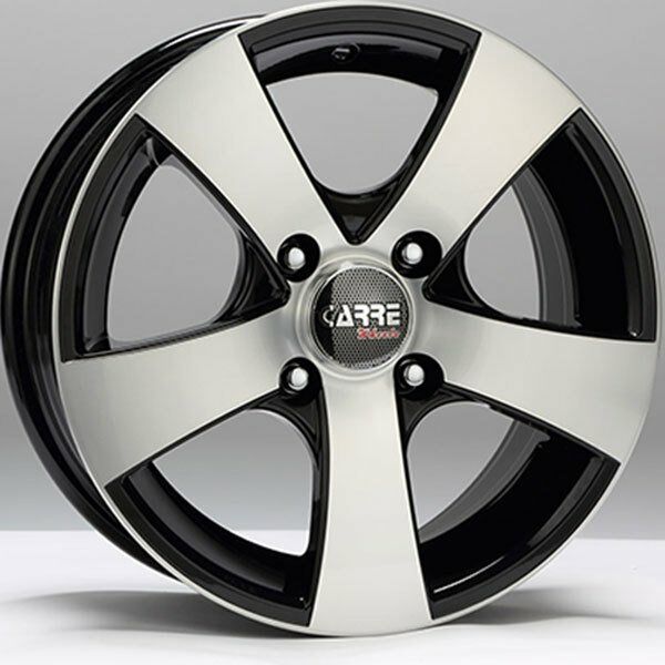 Carre CAR 401 6x14inç 4x98 Black + Silver Diamond Çelik Jant