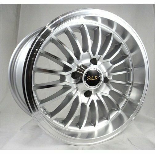 Slk SLK 1461 7x14inç 4x100 Silver Machined Çelik Jant
