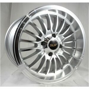 Slk SLK 1461 7x14inç 4x100 Silver Machined Çelik Jant