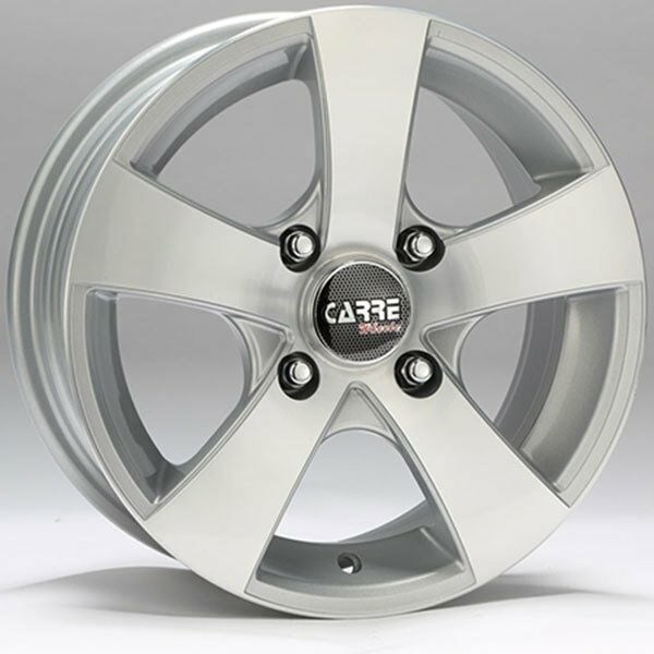 Carre CAR 501 6.5x15inç 5x108 Silver Diamond Çelik Jant