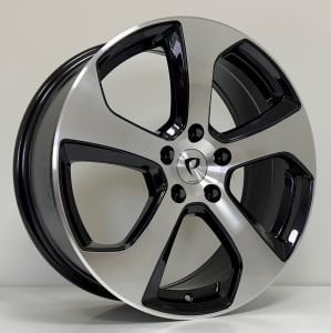 BK 692 7.5X17İNÇ  5X100 ET35 57.1 BLACK MACHINED XL ÇELİK JANT